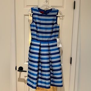 Carolina Herrera blue midi dress